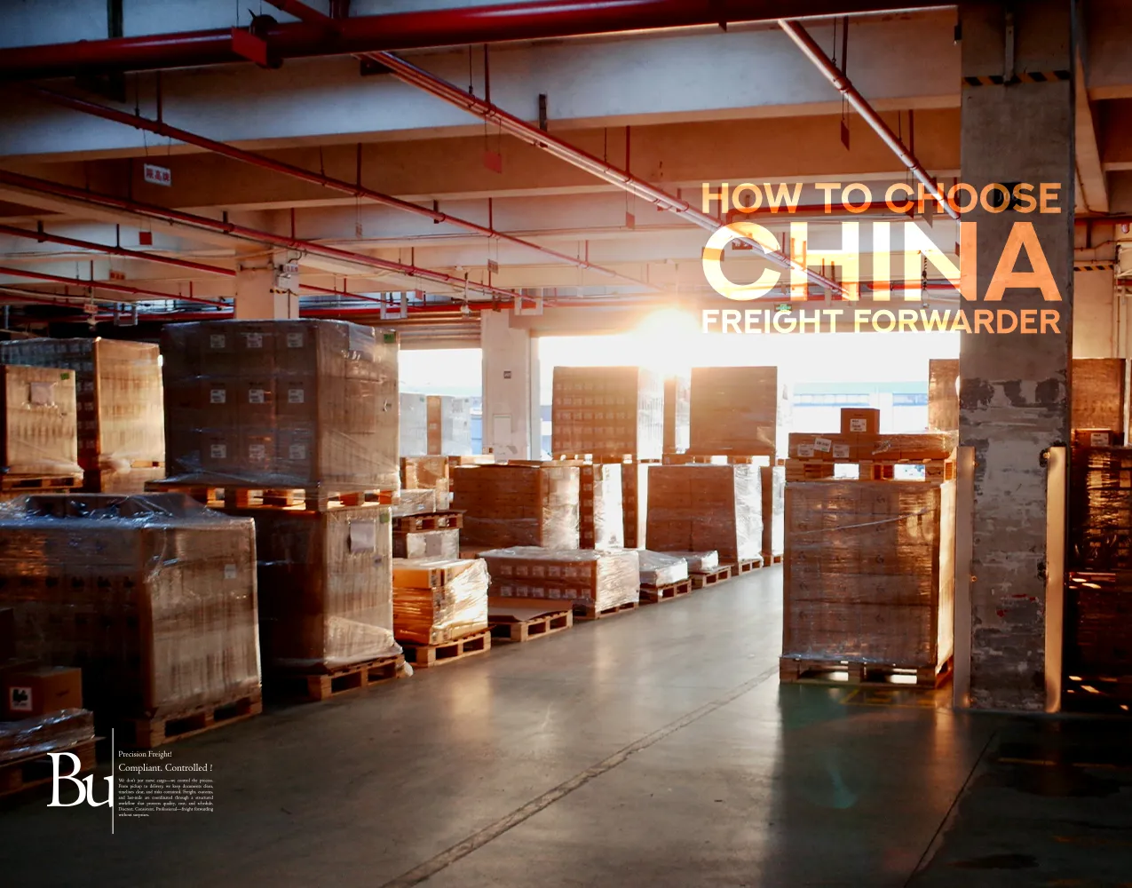 คลังสินค้าสำหรับการนำเข้าสินค้าจากจีนและการเลือกบริษัท freight forwarder
